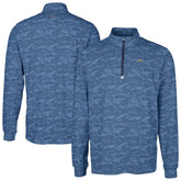 Cutter & Buck Big & Tall Traverse Eco Camo Tri-Blend DryTec Quarter-Zip Jacket - Los Angeles Chargers