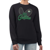 NBA Boston Celtics G-III 4Her by Carl Banks Women's Leopard Heart Fleece Pullover Sweatshirt