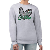 NBA Boston Celtics G-III 4Her by Carl Banks Women's Leopard Heart Fleece Pullover Sweatshirt