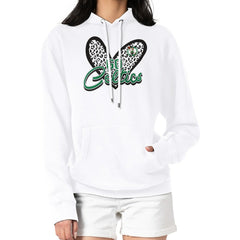 NBA Boston Celtics G-III 4Her by Carl Banks Women's Leopard Heart Graphic Fleece Pullover Hoodie