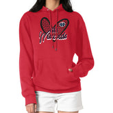 NBA Washington Wizards G-III 4Her by Carl Banks Women's Leopard Heart Graphic Fleece Pullover Hoodie