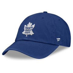 NHL Blue Toronto Maple Leafs Fanatics Decades Collection Adjustable Hat