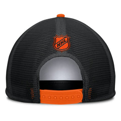 NHL White/Orange Philadelphia Flyers Fanatics Decades Collection Foam Front Snapback Hat