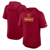Lockup Tri-Blend Hoodie T-Shirt - Washington Commanders