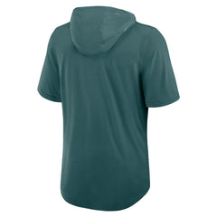 Lockup Tri-Blend Hoodie T-Shirt - Philadelphia Eagles