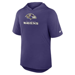 Lockup Tri-Blend Hoodie T-Shirt - Baltimore Ravens