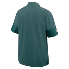 Sideline Short Sleeve Quarter-Zip Dri-FIT Coach Jacket - Philadelphia Eagles