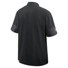 Sideline Short Sleeve Quarter-Zip Dri-FIT Coach Jacket - Las Vegas Raiders
