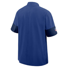 Sideline Short Sleeve Quarter-Zip Dri-FIT Coach Jacket - New York Giants