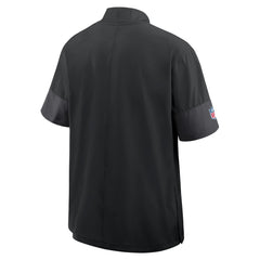 Sideline Short Sleeve Quarter-Zip Dri-FIT Coach Jacket - Detroit Lions
