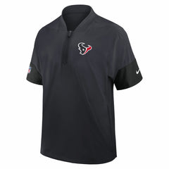 Sideline Short Sleeve Quarter-Zip Dri-FIT Coach Jacket - Houston Texans