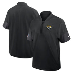 Sideline Short Sleeve Quarter-Zip Dri-FIT Coach Jacket - Jacksonville Jaguars