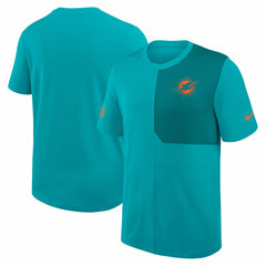 Sideline UV Dri-Fit Coach Shirt - Miami Dolphins