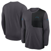 Sideline Coach UV Dri-FIT Long Sleeve Shirt - Los Angeles Chargers