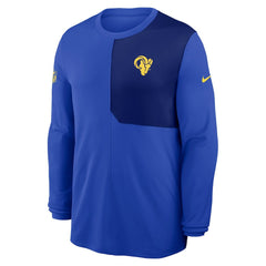 Sideline Coach UV Dri-FIT Long Sleeve Shirt - Los Angeles Rams