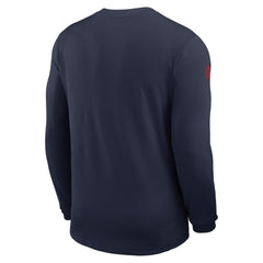 Sideline Coach UV Dri-FIT Long Sleeve Shirt - New England Patriots