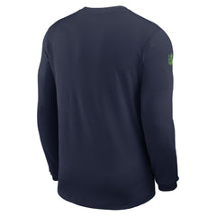 Sideline Coach UV Dri-FIT Long Sleeve Shirt - Seattle Seahawks