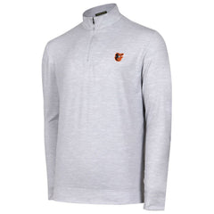 MLB Baltimore Orioles Sublime Tri-Blend Quarter-Zip Jacket