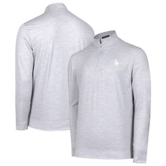 MLB Los Angeles Dodgers Sublime Tri-Blend Quarter-Zip Jacket