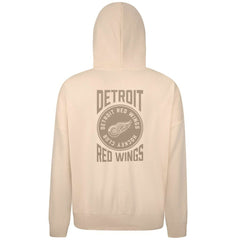NHL Cream Detroit Red Wings Levelwear Contact Stamp Pullover Hoodie