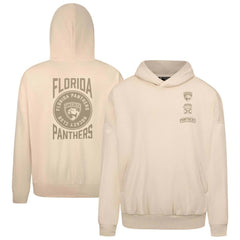 NHL Cream Florida Panthers Levelwear Contact Stamp Pullover Hoodie