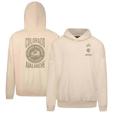 NHL Cream Colorado Avalanche Levelwear Contact Stamp Pullover Hoodie
