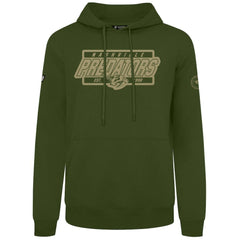 NHL Olive Nashville Predators Levelwear Podium Pullover Hoodie