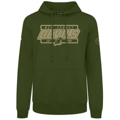 NHL Olive New Jersey Devils Levelwear Podium Pullover Hoodie