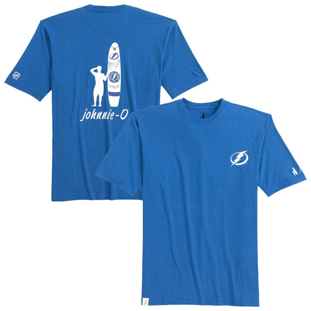 NHL Blue Tampa Bay Lightning johnnie-O Heathered Spencer T-Shirt