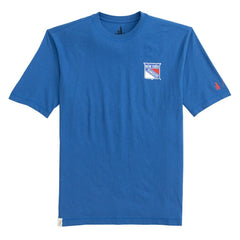 NHL Blue New York Rangers johnnie-O Heathered Spencer T-Shirt