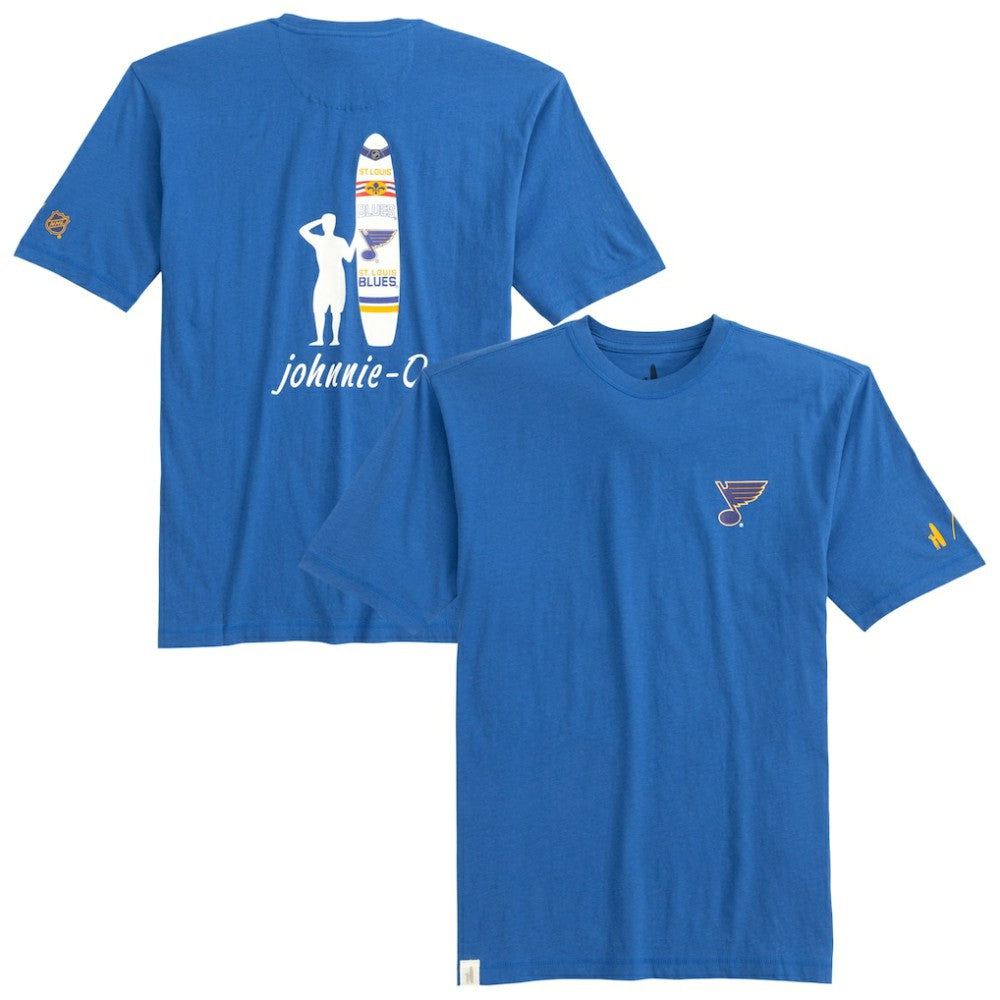 NHL Blue St. Louis Blues johnnie-O Heathered Spencer T-Shirt