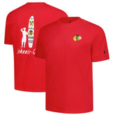NHL Red Chicago Blackhawks johnnie-O Heathered Spencer T-Shirt