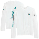 NHL White San Jose Sharks johnnie-O Adam Long Sleeve T-Shirt
