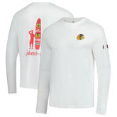NHL White Chicago Blackhawks johnnie-O Adam Long Sleeve T-Shirt