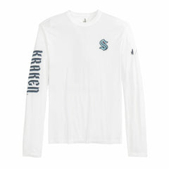NHL White Seattle Kraken johnnie-O Adam Long Sleeve T-Shirt