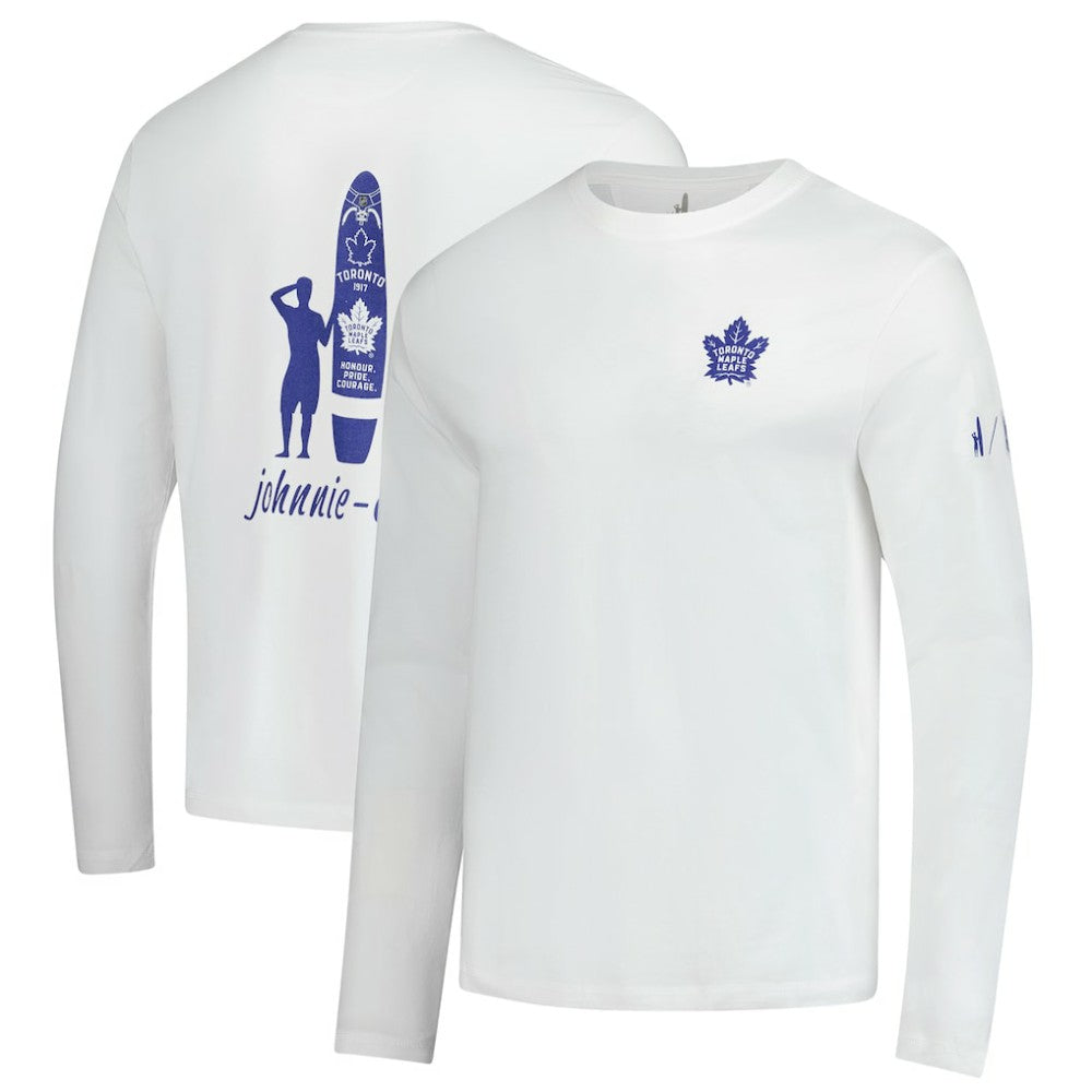 NHL White Toronto Maple Leafs johnnie-O Adam Long Sleeve T-Shirt