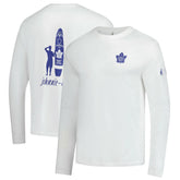 NHL White Toronto Maple Leafs johnnie-O Adam Long Sleeve T-Shirt