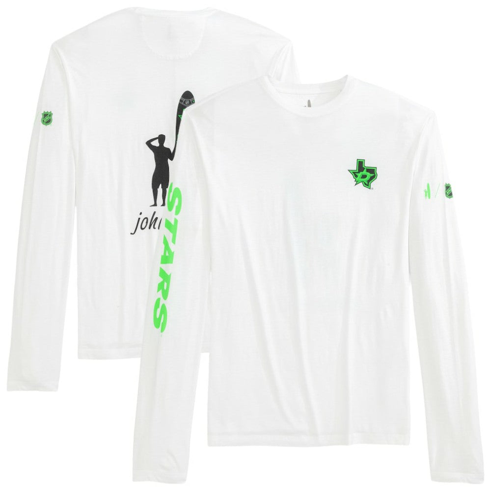 NHL White Dallas Stars johnnie-O Adam Long Sleeve T-Shirt