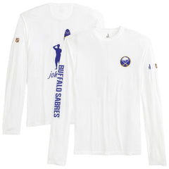 NHL White Buffalo Sabres johnnie-O Adam Long Sleeve T-Shirt