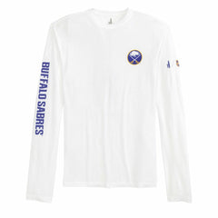 NHL White Buffalo Sabres johnnie-O Adam Long Sleeve T-Shirt