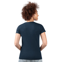 G-III 4Her by Carl Banks Women's Super-Slim Fit Lightweight Subtle Football V-Neck T-Shirt - Houston Texans