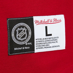 NHL Red Chicago Blackhawks Mitchell & Ness Thermal Henley Long Sleeve T-Shirt