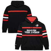 NHL Black Buffalo Sabres Mitchell & Ness Head Coach Slogan Pullover Hoodie