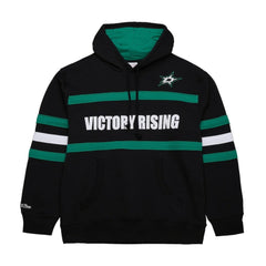 NHL Black Dallas Stars Mitchell & Ness Head Coach Slogan Pullover Hoodie