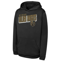 NHL Black Vegas Golden Knights Youth Cyber Punk Performance Hoodie