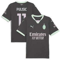 Christian Pulisic AC Milan 2024/25 Third Replica Player Jersey - Puma Charcoal