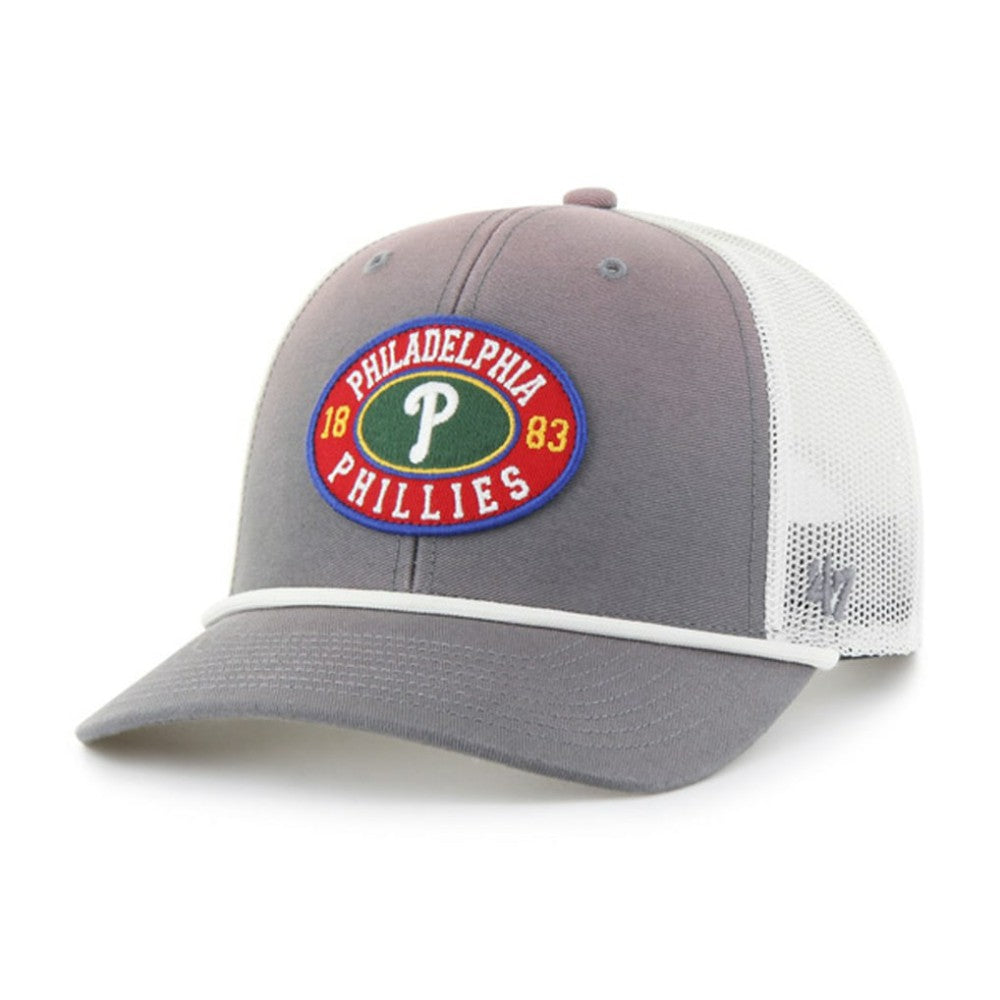 MLB Philadelphia Phillies '47 Tide Sweep Rope Trucker Adjustable Hat