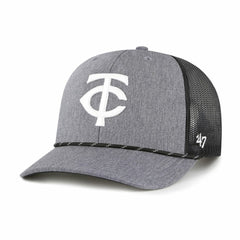 MLB Minnesota Twins '47 Carbon Rope Trucker Adjustable Hat