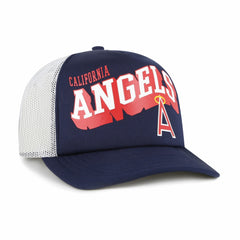 MLB Los Angeles Angels '47 Meander Foam Trucker Snapback Hat