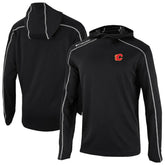 NHL Black Calgary Flames Columbia Shotgun Omni-Wick Pullover Hoodie